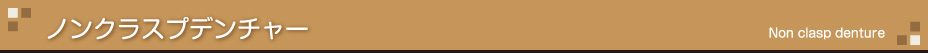 ノンクラスプデンチャー
